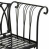 Bench Alexandra House Living Black Iron 50 x 88 x 110 cm