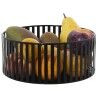 Fruit Bowl Alexandra House Living Black Metal 22 x 9 cm