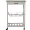 Kitchen Trolley Alexandra House Living White 57 x 83 x 37 cm