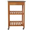 Carrello da Cucina Alexandra House Living Marrone 54 x 86 x 54 cm