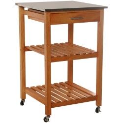 Kitchen Trolley Alexandra House Living Brown 54 x 86 x 54 cm