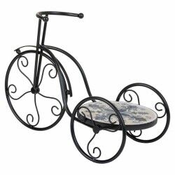 Flower Pot Stand Alexandra House Living Black Iron Tile Bicycle 23 x 36 x 53 cm