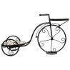 Supporto per Vaso Alexandra House Living Nero Ferro Piastrella Bicicletta 26 x 43 x 67 cm