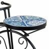 Supporto per Vaso Alexandra House Living Nero Ferro Piastrella Bicicletta 26 x 43 x 67 cm