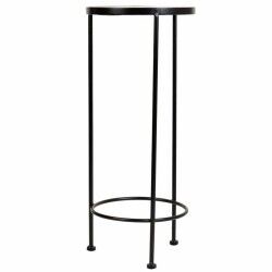 Flower Pot Stand Alexandra House Living Black Iron Tile 30 x 68 x 30 cm 3 Pieces