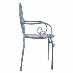 Garden chair Alexandra House Living Grey Iron 54 x 88 x 58 cm