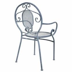 Garden chair Alexandra House Living Grey Iron 54 x 88 x 58 cm