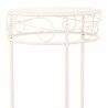 Flower Pot Stand Alexandra House Living White Metal Iron 28 x 120 x 58 cm