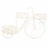 Flower Pot Stand Alexandra House Living White Metal Iron Bicycle 28 x 28 x 28 cm