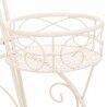 Flower Pot Stand Alexandra House Living White Metal Iron Bicycle 28 x 28 x 28 cm