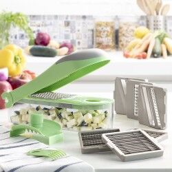 Tagliaverdure, Grattugia e Mandolina con Ricette e Accessori 7 in 1 Choppie Expert InnovaGoods