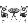 Table set with 2 chairs Alexandra House Living Multicolour 60 x 71 x 60 cm Mosaic