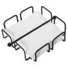 Napkin holder Alexandra House Living Black Metal 21 x 7 x 21 cm