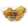 Fruit Bowl Alexandra House Living White Metal 24 x 12 x 24 cm