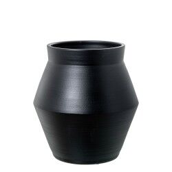 Planter Alexandra House Living Black Ceramic 35 x 38 cm