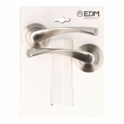 Handle with rosette EDM 85439 707 Aluminium Ø 50 mm