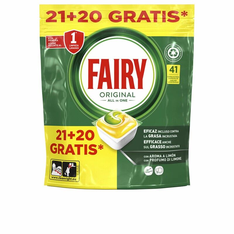 Pastiglie per lavastoviglie Fairy FAIRY TODO EN 1 LIMON