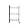 Vegetable trolley Black Metal Plastic 37 x 27 x 63 cm (4 Units)