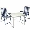 Table set with 2 chairs Aktive Camping 80 x 60 x 70 cm