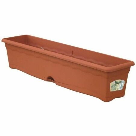 Vaso rettangolare da Balcone Plastiken   Terracotta Plastica 80 x 20 x 18 cm