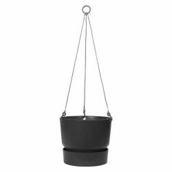 Vaso Elho Outdoor Ø 23,9 x 20,3 cm Nero Plastica