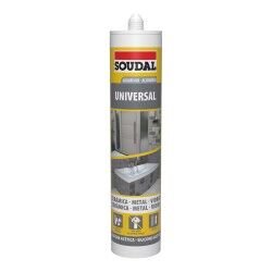 Silicone Soudal 115924 Universale Argentato 280 ml