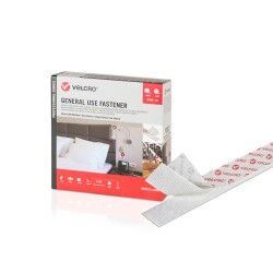 Nastro biadesivo Velcro Bianco 20 mm x 5 m