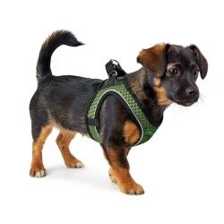 Dog Harness Hunter Comfort Green S/M 48-55 cm