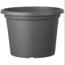 Plant pot Deroma Cylinder Anthracite Injected Circular Ø 50 cm 50 x 35 cm