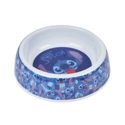 Dog Feeder Stitch Blue