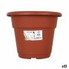 Vaso Dem Greentime Rotonda Marrone ø 22 x 17,5 cm (12 Unità)