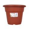 Vaso Dem Greentime Rotonda Marrone ø 22 x 17,5 cm (12 Unità)