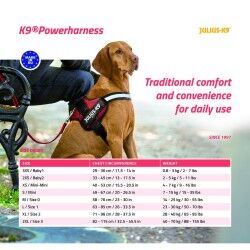 Dog Harness Julius K9 Power Red 1 Baby 1 (XS)