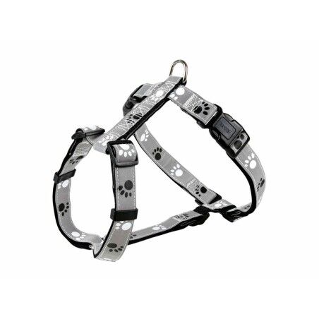 Dog Harness Trixie Silver Reflect Black Grey XS/S