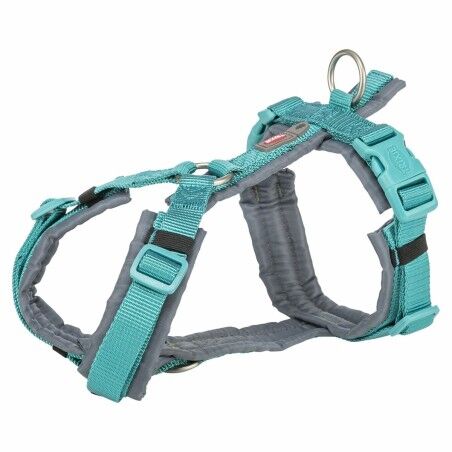 Dog Harness Trixie Premium Trekking Graphite Light Blue M L