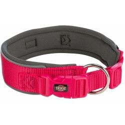 Dog collar Trixie Premium Graphite Fuchsia L 46-55 cm