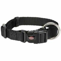 Dog collar Trixie New Premium Black M/L 35-55 cm