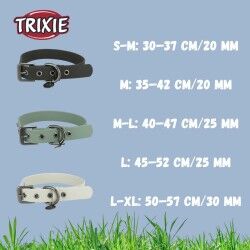 Dog collar Trixie CityStyle Black S/M 30-37 cm