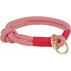 Dog Training Collars Trixie Soft Rope Red Cream M 45 cm