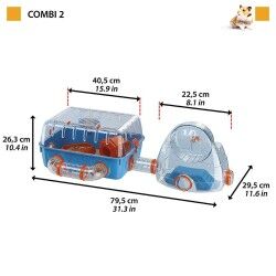 Cage Ferplast Combi 2 Plastic 79,5 x 29,5 x 29,5 cm