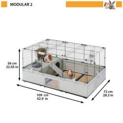 Cage Ferplast Metal Recycled plastic 109 x 72 x 56 cm