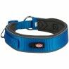 Dog collar Trixie Premium Graphite Cobalt blue S/M 33-42 cm