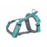 Dog Harness Trixie Premium Trekking Graphite Light Blue XL