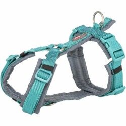 Imbracatura per Cani Trixie Premium Trekking Grafite Azzurro Chiaro XL