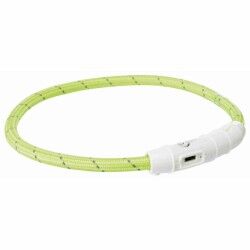 Collare LED per Animali Domestici Trixie Verde L/XL