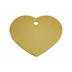 Identification plate Imarc Heart Yellow Golden