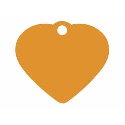 Identification plate Imarc Heart Orange