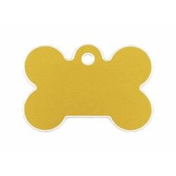 Identification plate Imarc Bone Yellow Golden