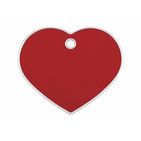 Identification plate Imarc Heart Red