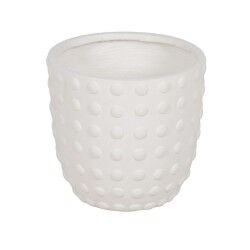 Set of Planters White 37 x 37 x 35,5 cm (3 Units)